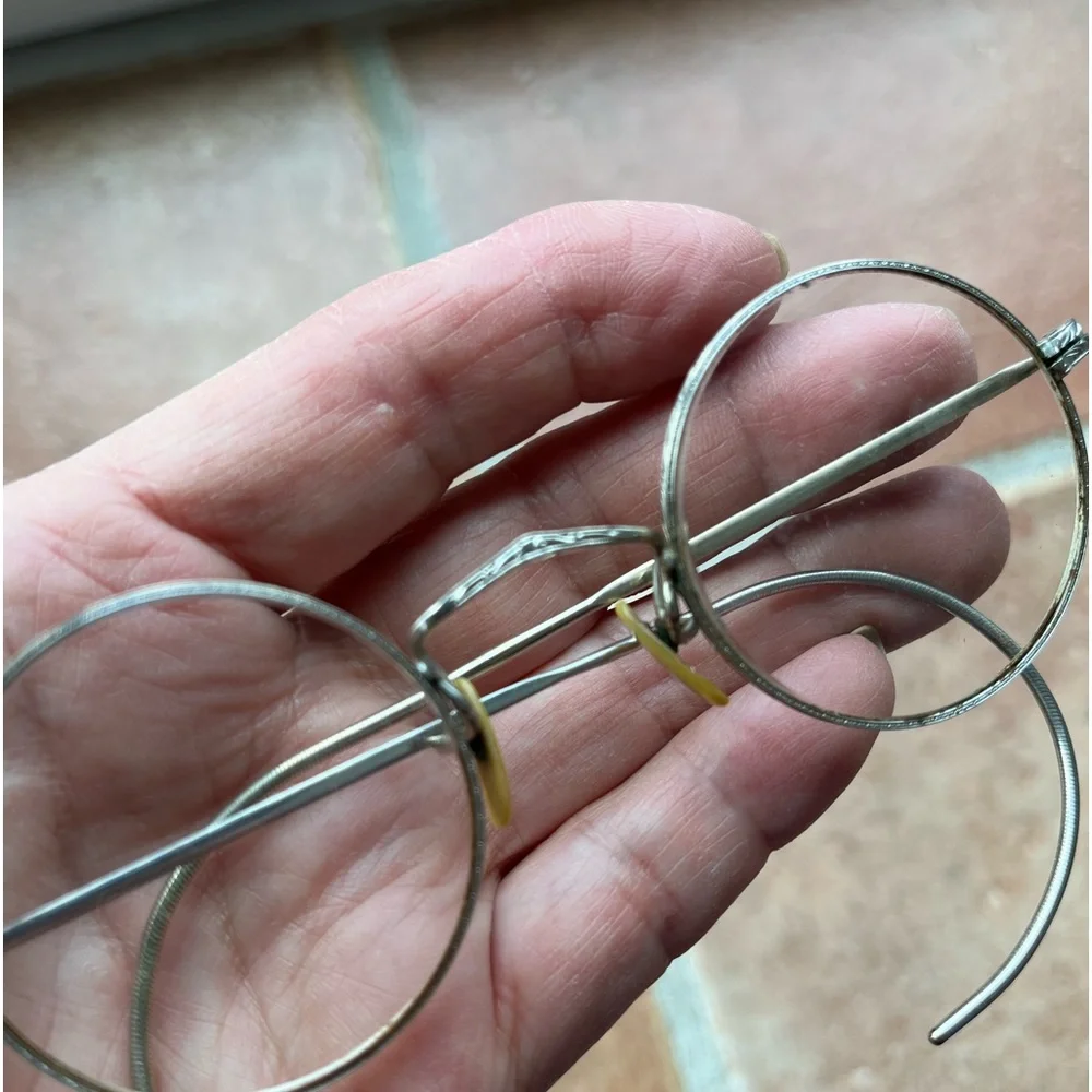 1920’s Shuron‎ Antique Round Wire Rim Round Glasses “Harry Potter Style”